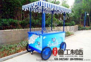 定制防腐木售貨車 景區商業街的實木美學與實用之選